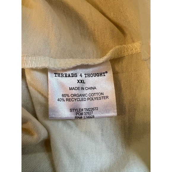 New Patron Tequila T-Shirt Men’s XXL Off White Bar Promo threads 4 thought - Picture 6 of 7